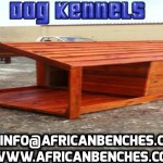 outdoor kennels and benches, wooden benches and kennels