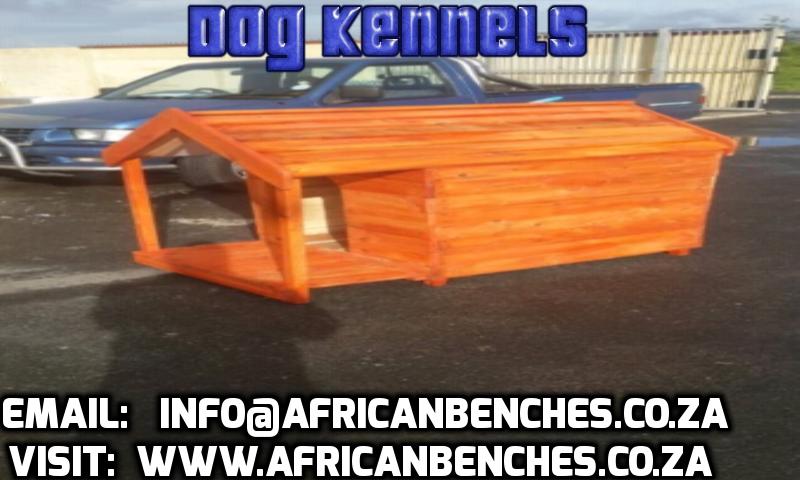 picnic benches and kennels for Dogs